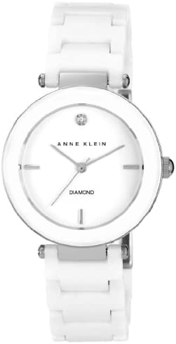 Anne Klein 여성 Quartz Watch Analogue Display Ceramic Bracelet