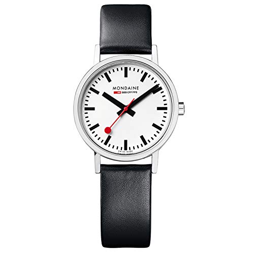 Mondaine Womens A658.30323.16SBB Quartz Classic Leather Band Watch