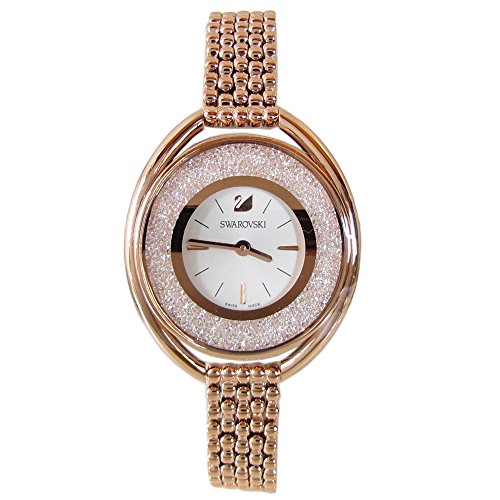 스와로브스키 SWAROVSKI 손목시계 레이디스 Crystalline Oval Rose Gold Tone 로즈 골드 팔찌 워치 5200341 [병행수입품]