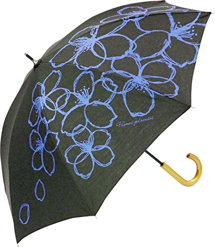산토스 양산 UV컷 45cm 수차이식 Bloom # 메이 좋아 밤벚꽃 로얄 블루 JK-77-04