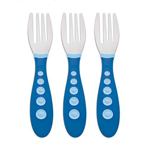 Gerber Graduates Kiddy Cutlery Forks 3 Count Colors May Vary