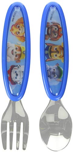 Playtex Mealtime Paw Patrol Utensils 소년 Including 1 Spoon Fork