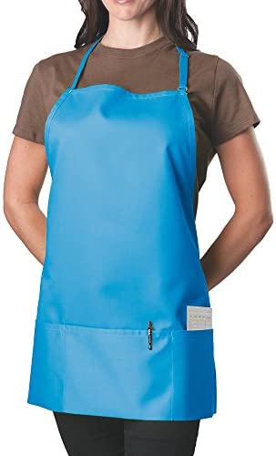 Adjustable Bib Apron - 3 Pocket