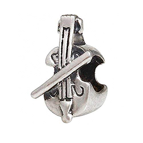 Violin Charms Authentic 925 Sterling 실버 Charm Jewelry Bracelet