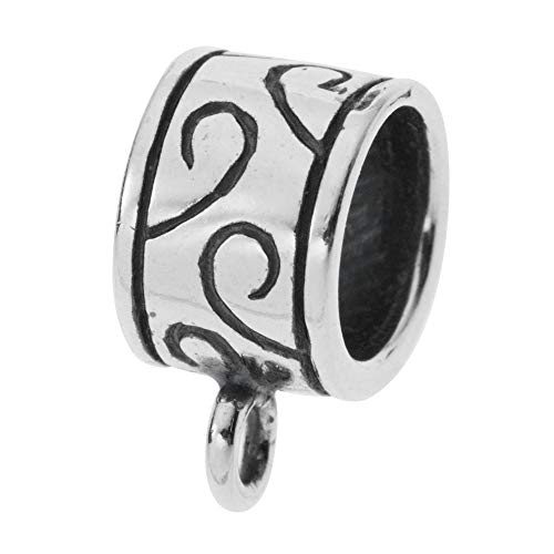 925 Sterling 실버 Pendant Charm Connector Slide European Bracelets