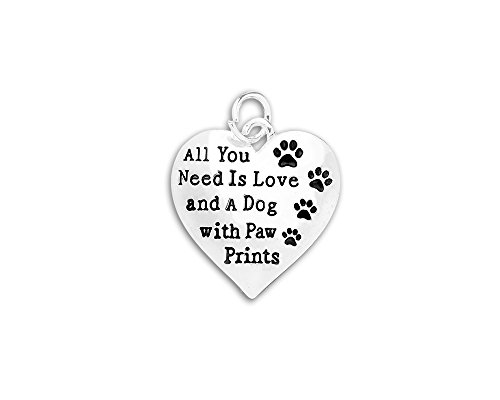 All You Need is Love Dog Charms 팩 - 25