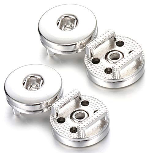 Ginooars 18mm Slide Snap Button Accessory Interchangeable Snaps Noosa Chunk Necklaces Rings,Jewerly & Bracelet팩 5
