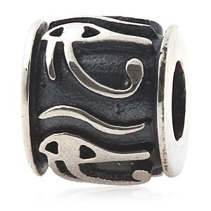 Antique Charms Authentic 925 Sterling 실버 Flower Beads Charm fit Pandora Bracelets