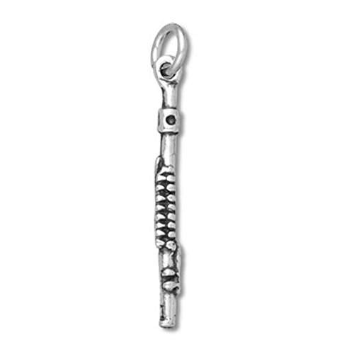Sterling 실버 Flute Musical Instrument Charm Item #9709
