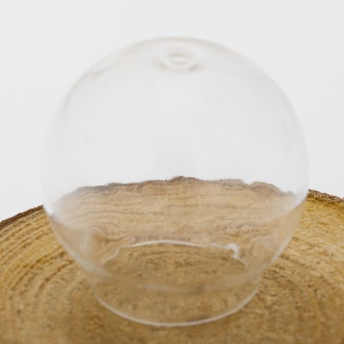 Jewelry 디자인 30mm 미니 클리어 Glass Globe Bottle-20mm Hole-10pcs
