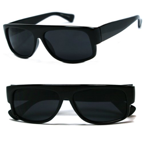 선글라스 Original OG Mad Dogger Locs Shades Sunglasses w/Super 다크 Lens Black