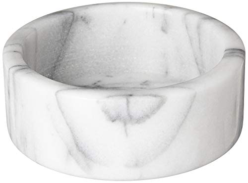 Fox Run 48758 White Marble Wine Stand 5 x 5 x 2 inches