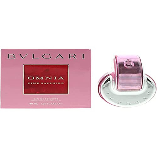 Bvlgari Womens Eau De Toilette Perfume Omnia Pink Sapphire, 1.35 Ounce, Multi