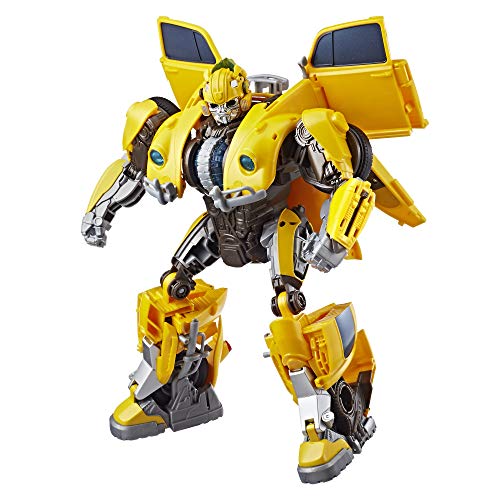 Transformers Bumblebee Movie 토이 Power Charge Action Figure - Spinning Core Lights Sounds 어린이 6 Up 10.5-inch