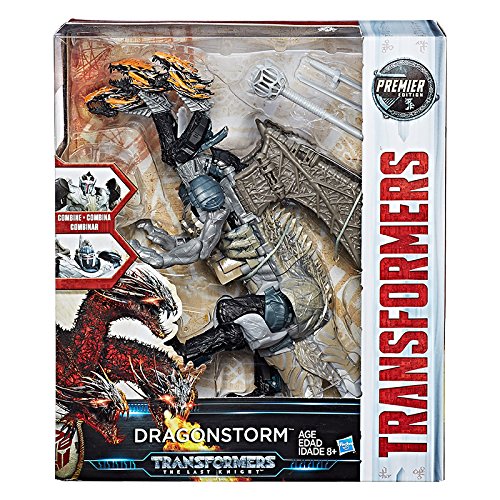 Transformers Last Knight Premier Edition Leader Dragonstorm Combiner - Convertible 토이 Fight as Two Knights One Three-Headed Dragon Detailed Design