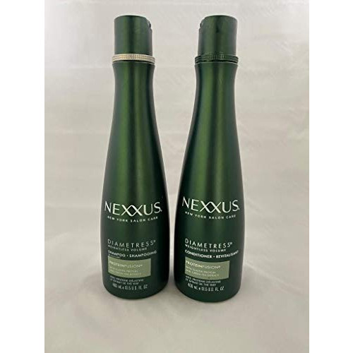 Nexxus Diametress Volumizing Combo팩 Rebalancing 샴푸 + Restoring 컨디셔너 13.5oz Each Packaging May Vary