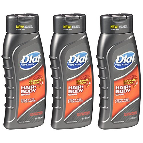 바디워시 Dial Men Ultimate Clean 헤어 Body Wash 16oz 3 Pack