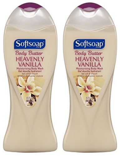 바디워시 Softsoap Body Butter Wash - Heavenly Vanilla 15 oz 2 pk