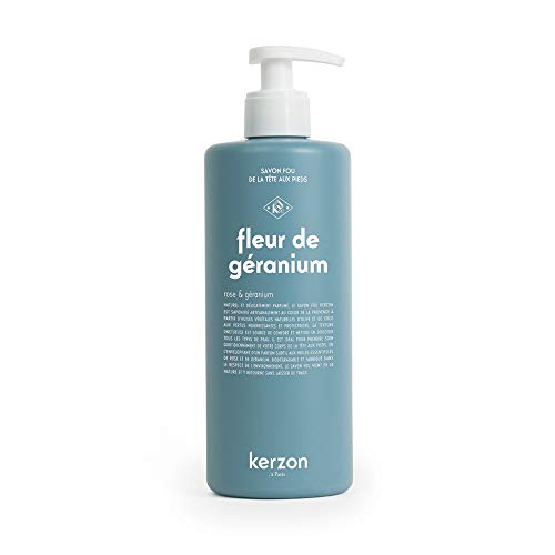 바디워시 French Body Wash 여성 스킨케어 Products Coconut Oil Olive Shower Gel Rose Geranium Scent 98% Natural 16.7 fl oz
