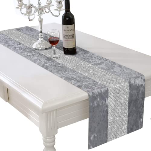 Table Runner Rectangular with Diamante Strip