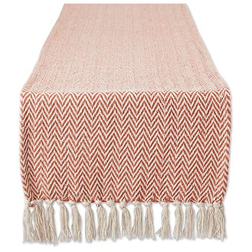 DII Braided Farmhouse Table Runner 15 x 72 inches Gray