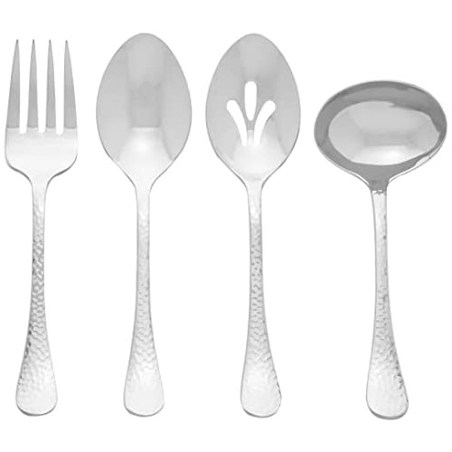 Ginkgo International Lafayette 4-Piece 스테인레스 스틸 Hostess Serving Set