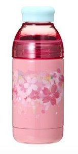 스타벅스 텀블러 2018 사쿠라 더블 wall 스테인레스 보틀 레이어드 플라워 355ml
