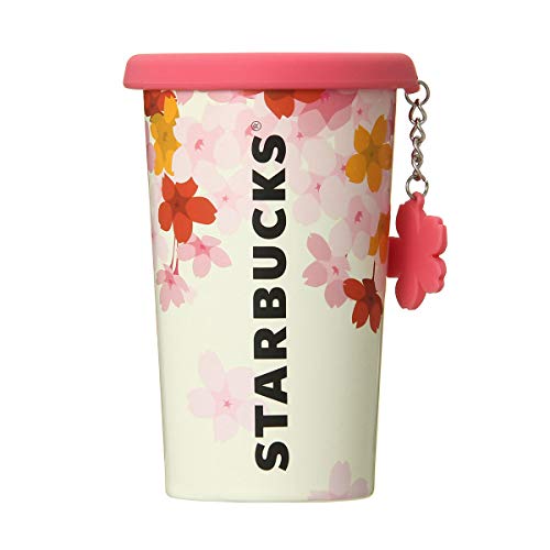STARBUCKS 스타벅스 스타벅스 스테인레스 컵 텀블러 식기 로고 사쿠라 벚꽃 사쿠라 꽃잎 꽃잎 스프링 기프트 양 SAKURA 2019 실리콘 lid 스테인레스 컵 참(매력) 355ml 클리어 물통도 핑크