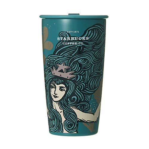 STARBUCKS 스타벅스 스타벅스 텀블러 스트랩 컵 셰이프 스테인레스 보틀 싸이렌355ml 식기 페이퍼 컵 여신 인어 《세이렌》 《세이렌》 anniversary 해금 골드 녹색 그린 cyan 물통