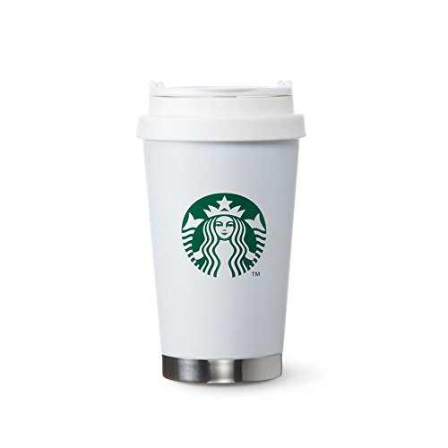 스타벅스 텀블러 스테인레스 ToGo 로고 매트 화이트 tall 355ml