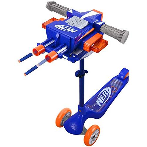 스펀지 장난감총 NERF Blaster Scooter 듀얼 Trigger 3 Wheel Kick