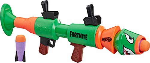 스펀지 장난감총 NERF Fortnite Rl Blaster -- Fires Foam Rockets Includes 2 Official Youth Teens Adults