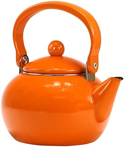 Calypso Basics by Reston Lloyd Enamel-on-Steel Tea Kettle 2-Quart Turquoise