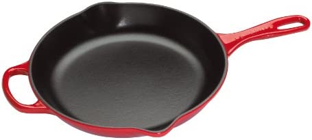 르크루제 Le Creuset Signature Iron Handle Skillet 11-3/4-Inch Cerise Cherry Red