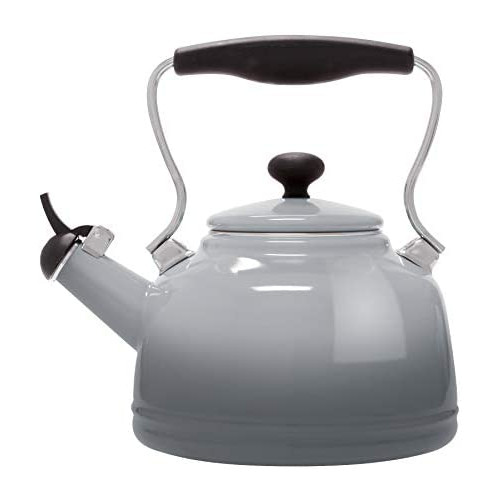 Chantal 37-VINT AQ Enamel on Steel Vintage Teakettle 1.7 quart Aqua