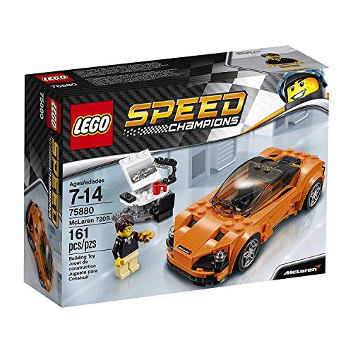 레고 75880 Speed Champions McLaren 720S Building 토이 161pcs Orange/Black