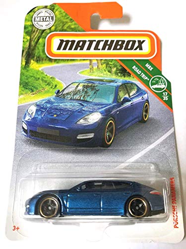 Matchbox 2019 MBX Road Trip Porsche Panamera 26/125 Blue