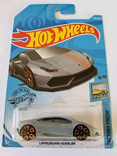 Hot Wheels 2019 Factory Fresh Lamborghini Huracan 245/250 Gray