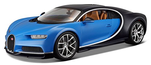2016 Bugatti Chiron 블루 1/18 Diecast Model Car