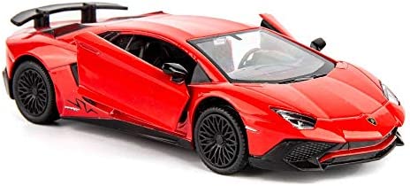 TGRCM-CZ 1/36 Scale Aventador LP700-4 Casting Car Model Zinc Alloy 토이 어린이 Pull Back Vehicles Toddlers 소년 소녀 선물 Red