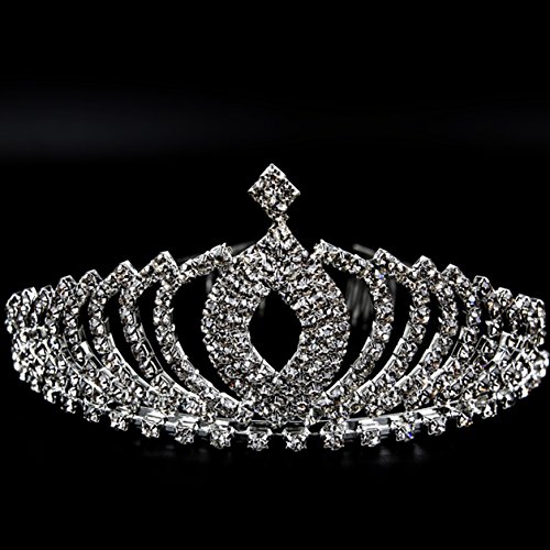 티아라 해외직구 셀프웨딩 크리스탈 Tiara Crown 머리띠 Wedding Prom Bridal 생일