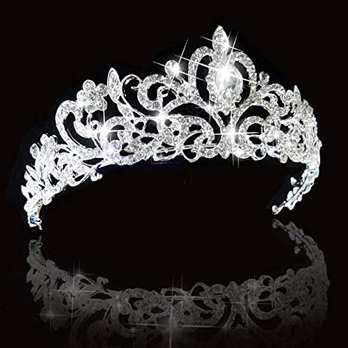 티아라 해외직구 셀프웨딩 크리스탈 Crowns Tiaras 여성 소녀 Silver