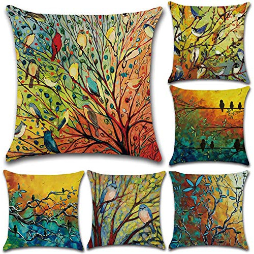 인테리어 쿠션커버 6개세트 6팩 Decorative Throw Pillow 커버 - 18 x