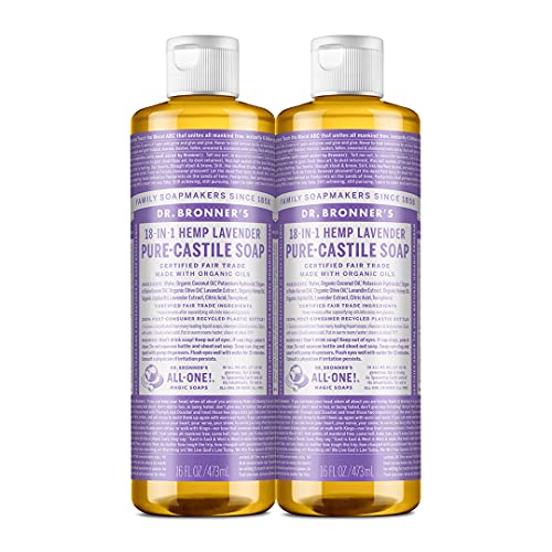 닥터 브로너스 퓨어 캐슬 액체 비누 라벤더향 2개세트 Dr. Bronners Pure-Castile 리퀴드 Soap - 라벤더