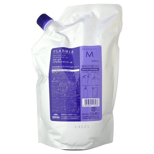 밀본 프라미아 헤어세럼 M 샴푸 리필용 패키지는 다 수 . Milbon Plarmia Hairserum -Size 33.8 oz Packaging may vary