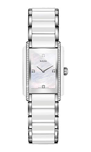 Rado ladies Integral White Ceramic Diamond MOP Swiss watch R20215902.1
