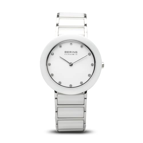 BERING 타임 11435-754 여성 Ceramic 컬렉션 Watch 스테인레스 스틸 Band Scratch Resistant Sapphire Crystal. 디자인 Denmark.