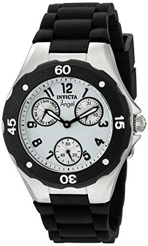 Invicta 여성 0733 Angel 컬렉션 매트 Polyurethane Watch