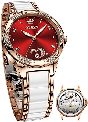OLEVS Ultra Thin Watches 여성 방수 패션 Rose 골드 Watch Analog Quartz 스테인레스 스틸 Mesh Band Simple Casual Date Ladies Wrist