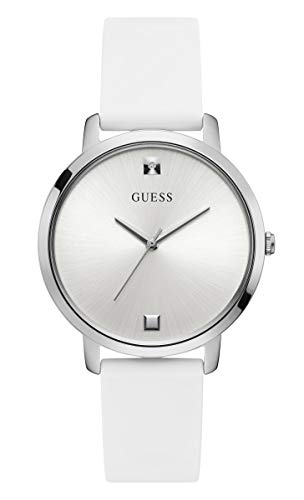 Guess nova 여성 Analog Quartz Watch Silicone Bracelet W1210L1